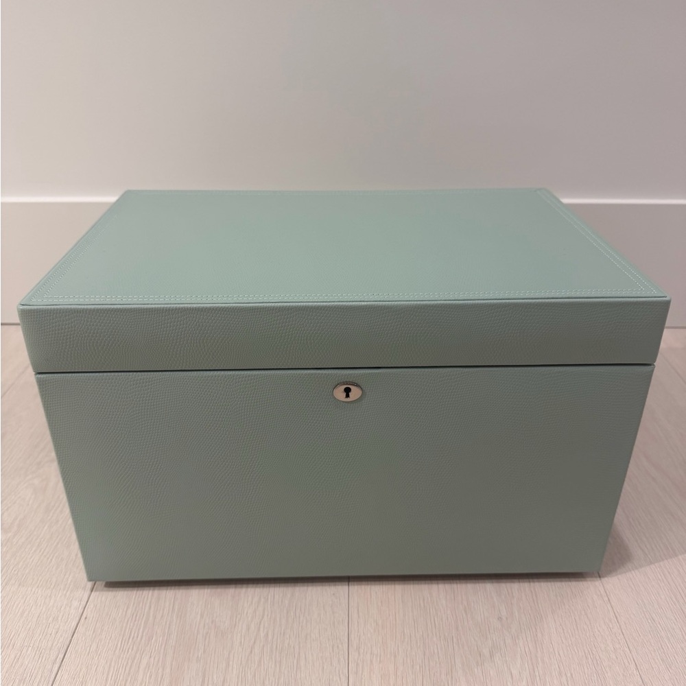Tiffany Blue WOLF for Pottery Barn Jewelry Box